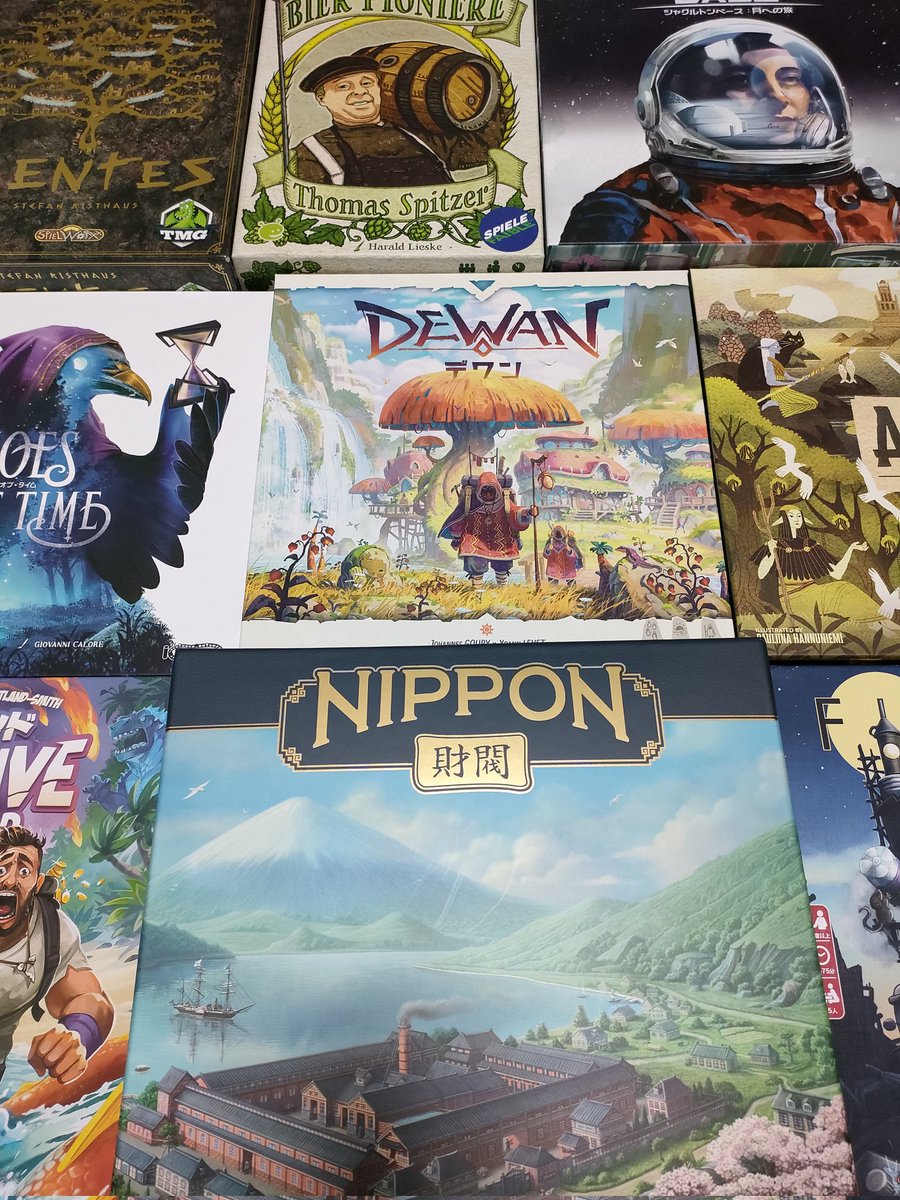 本日の持ち込みゲーム（一部抜粋）です。
ご来場お待ちしております！