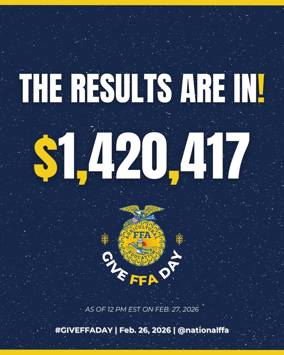 National FFA tweet media