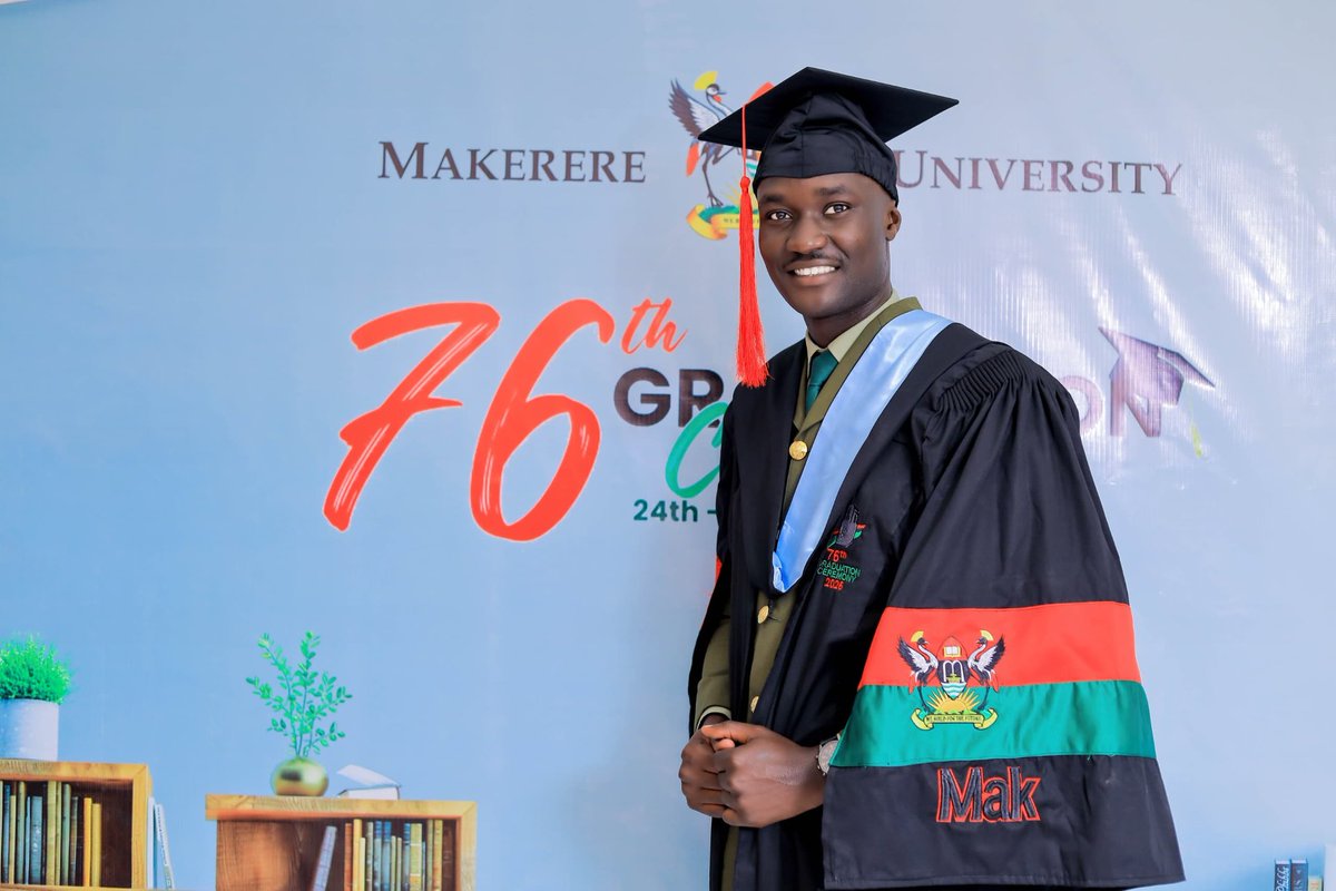 gadtangonu's tweet photo. Thank you Almighty God. 

Bachelor of Defence Studies 🫡

#76thmakgraduation 
@makerere 
@MODVA_UPDF https://t.co/XXUkaBSgiA