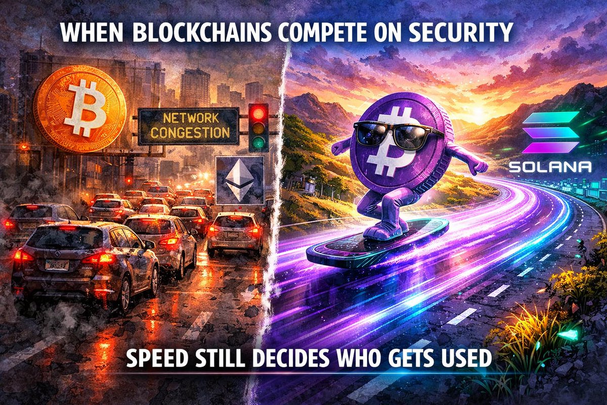 Security is essential.

Real-world usage is shaped by latency, fees, and supply mechanics.

Bitcoin ~10 min blocks.
Ethereum ~12 sec blocks.
$PBTC ~400 ms blocks, low transaction cost, fixed cap + burn.

Architecture determines friction.

From a structural standpoint, the