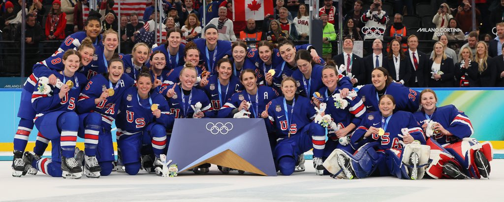 Appreciation post for Team USA’s women’s hockey team who also beat a very salty Canadian team to win gold medals
