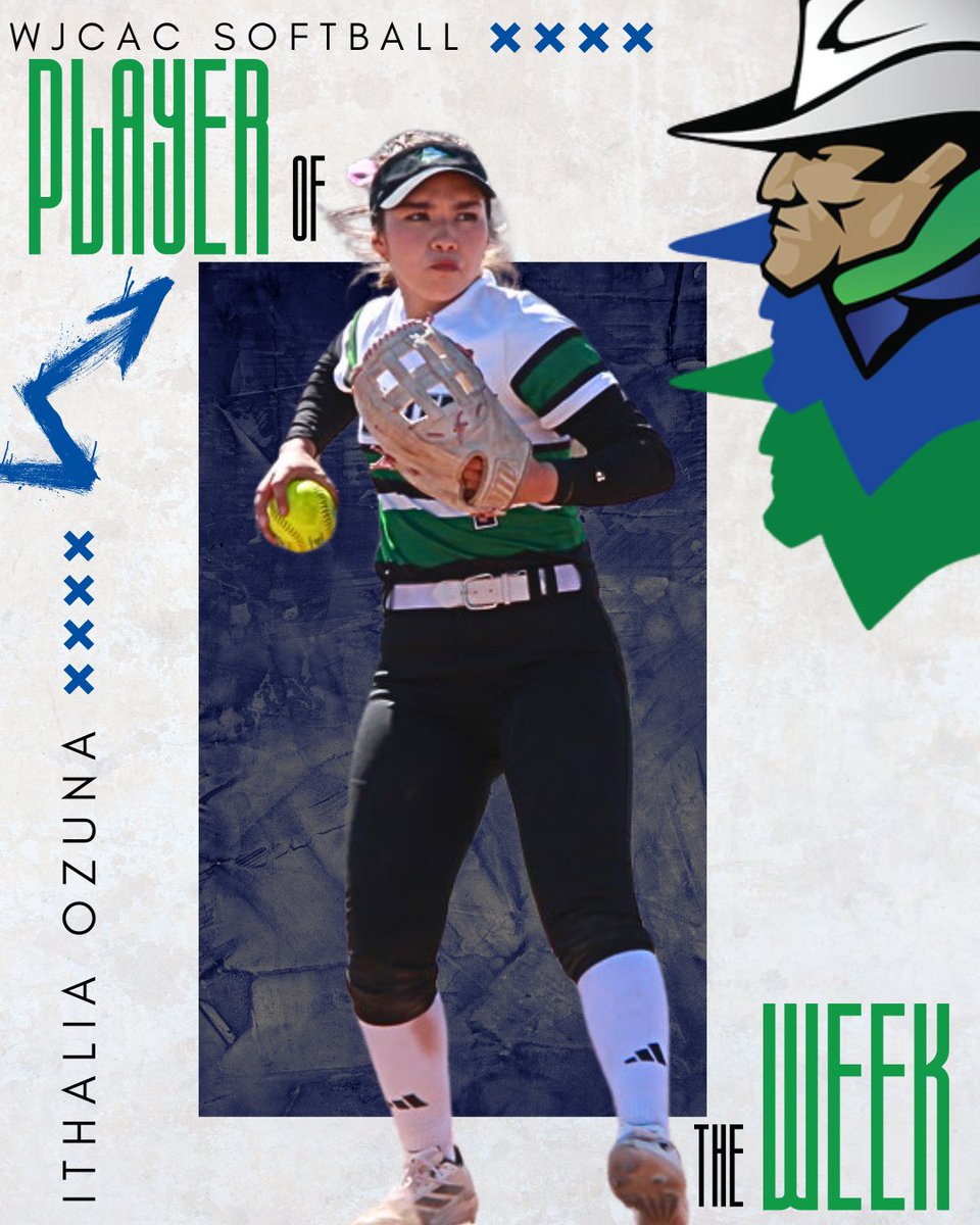 WTCAthleticsHPE's tweet photo. Impacting the game in every phase. Ithalia Ozuna has been named the WJCAC Softball Player of the Week!

#WTCAthletics #GoLadyWesterners https://t.co/GVyU3o3PyG