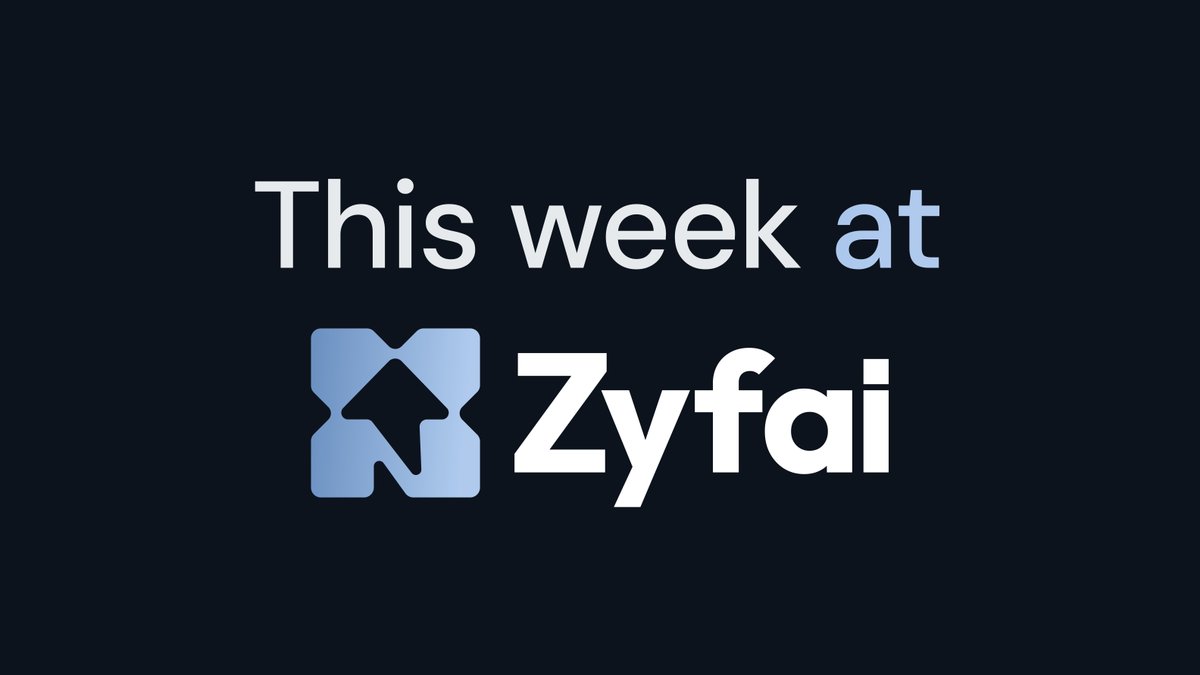 $ZFI Friday!

It's time for your weekly Zyfai recap!

Let's dive into what happened this week 🧵👇