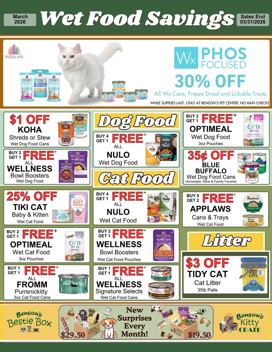 Benson's Pet Center tweet media