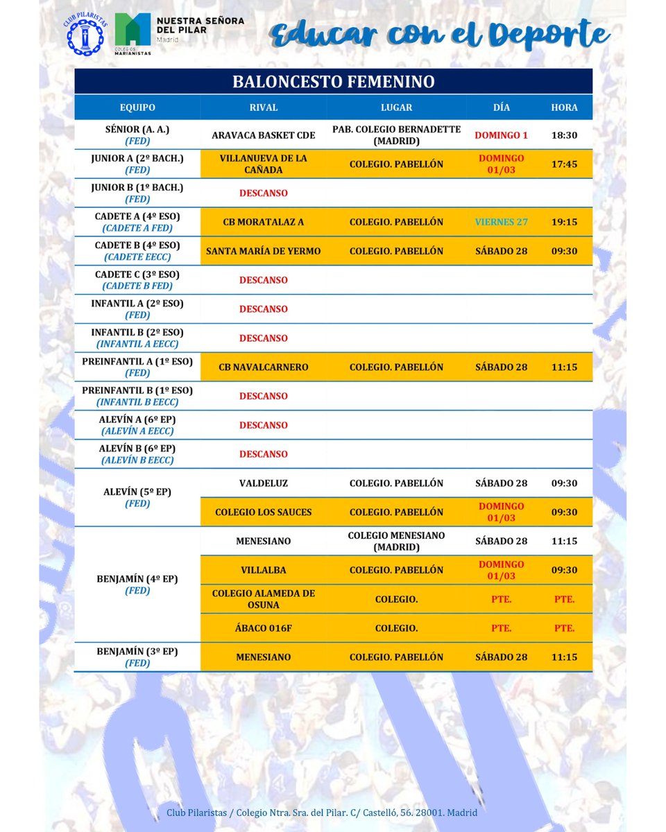 Club Pilaristas tweet media