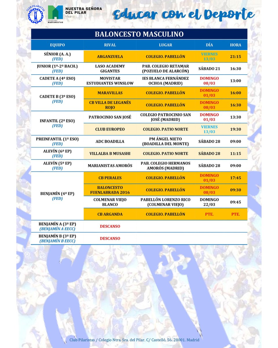 Club Pilaristas tweet media