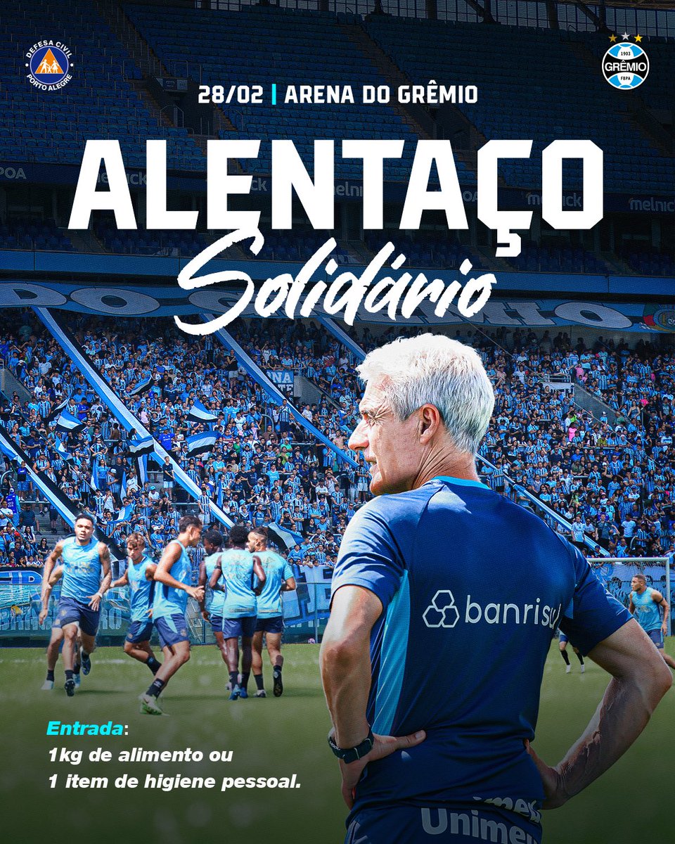 ALENTAÇO PARA FAZER O BEM! 🇪🇪💙 Amanhã é dia de acompanhar uma parte do treino na nossa casa e contamos com a tua solidariedade para ajudar as vítimas da tragédia em Minas Gerais. Juntos em prol de quem mais precisa. Juntos pelo povo mineiro!

🎫 1kg de alimento ou 1 item de
