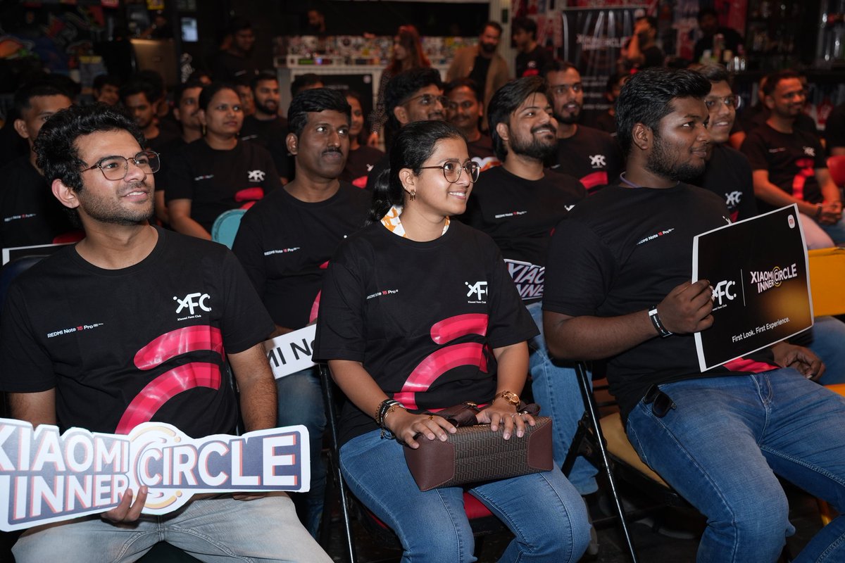 Recalling #XiaomiInnerCircle Mumbai Edition! 🚀🎉

The Energy from #XiaomiFans was Unmatched, we experienced it all with the #RedmiNote15Series, Epic Teamwork, Ice Cold Durability, you name it! 🧊💪

Big Thanks to <a href="/pixelwithme/">Keerthan Kamath</a> for Curating such a Top-Tier Experience for us! 🙌