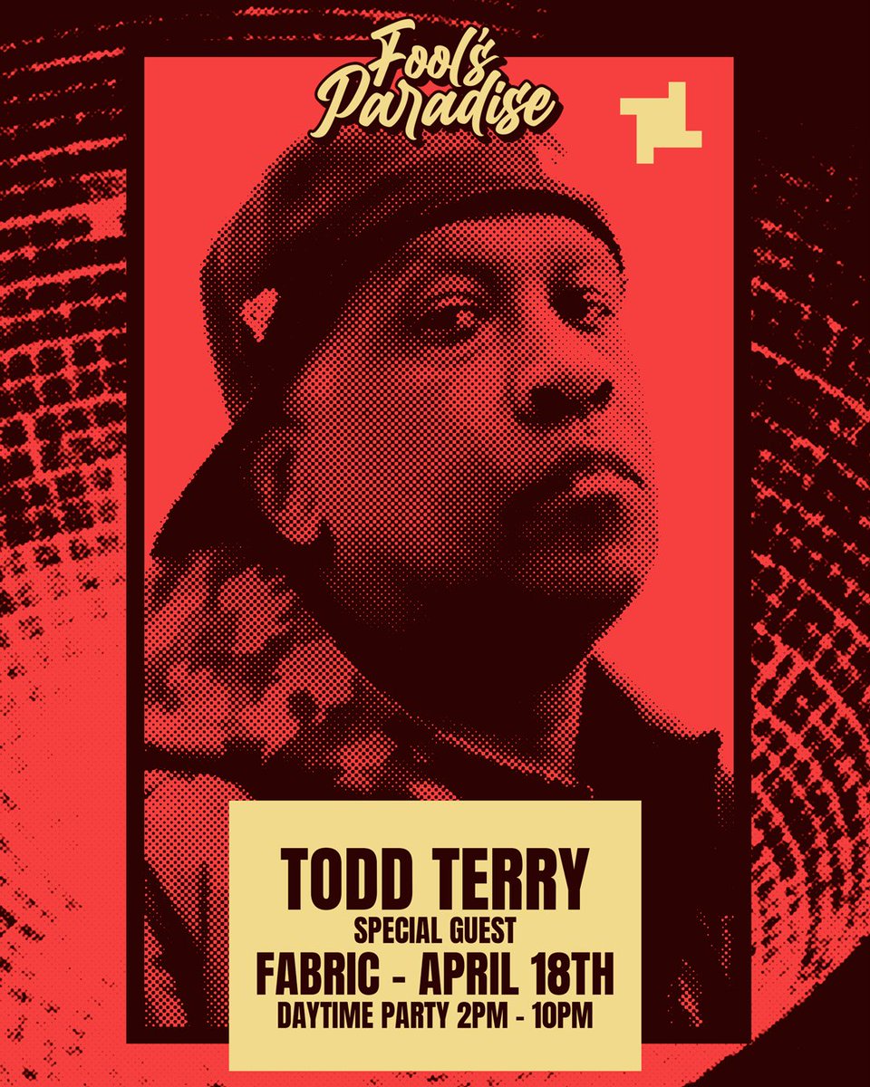 djmarkknight's tweet photo. AND the cats out of the bag, @djtoddterry is our special guest for our first Fool's Paradise event at @fabriclondon - what an absolute monster line-up 🔥 Join us for out daytime party on  Saturday April 18. Tickets >> https://t.co/kCQfnzq5DV https://t.co/7dsIrdNqay