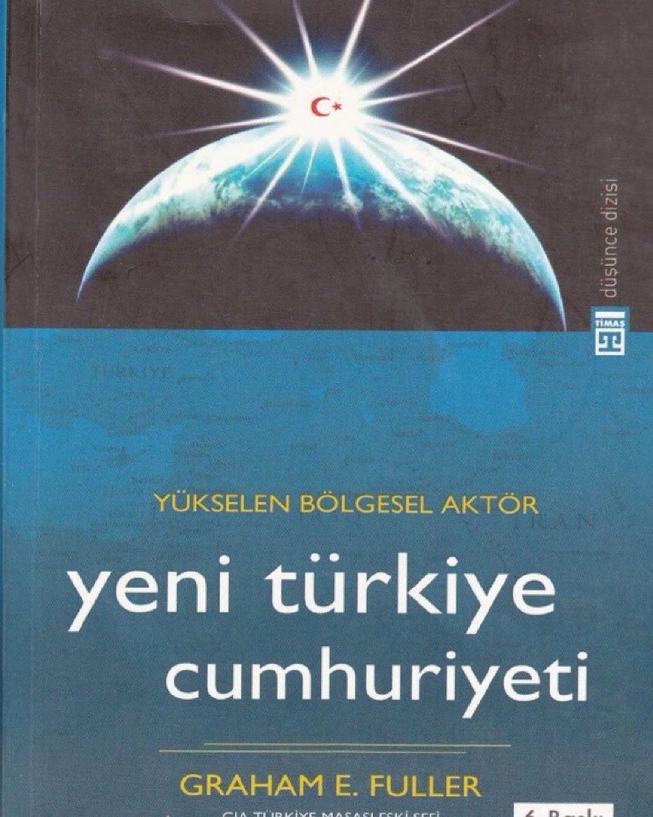 -CIA Ortadoğu Direktörü Fuller, “Kemalizm bitti... Türkiye, İslam’ın günlük yaşamdaki yerini almasını yeniden düşünmelidir” diyor.
-Yani ümmet olsun Türk olmasın diyor. 
-Yani, hedef Ulus Devlet ve Türkiye’nin parçalanması. 
-Bu kitap ne zaman yazıldı? 2008.
Terörist başının