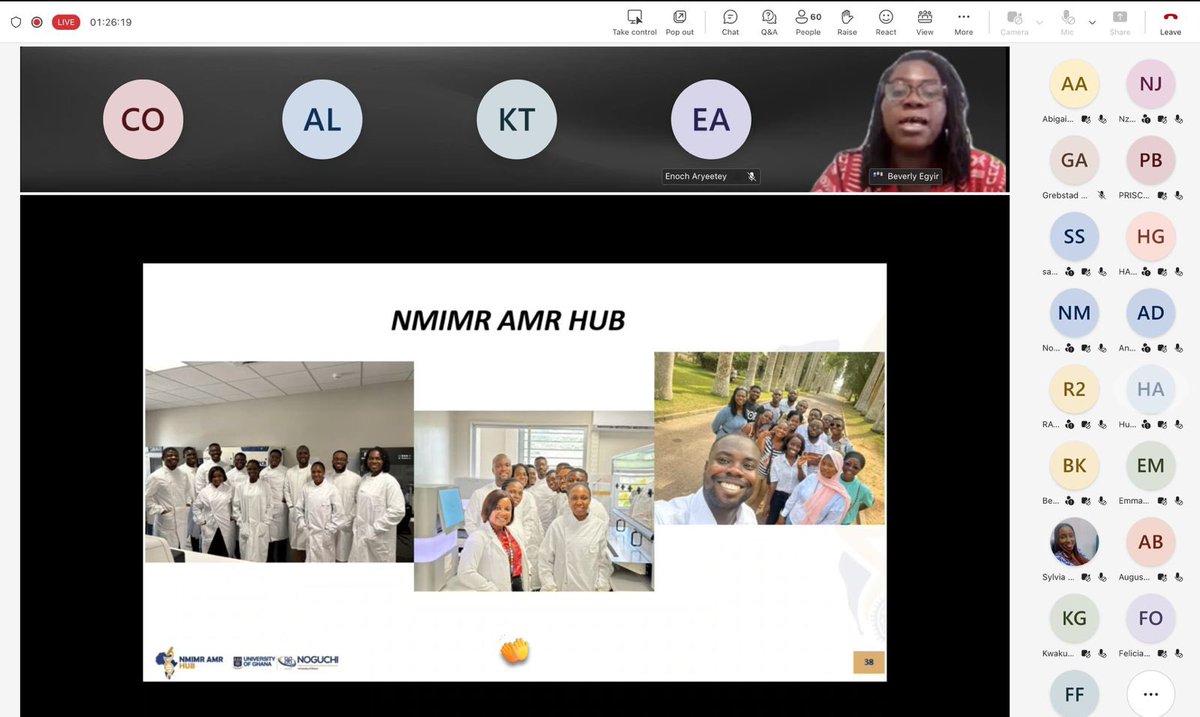 NMIMR_AMRHub's tweet photo. We successfully hosted our webinar on “Do’s &amp; Don’ts of Bacterial Identification, DNA Extraction, Sequencing &amp; Sequence Analysis”.

Strengthening fundamentals is how we strengthen antimicrobial resistance surveillance.

Thanks to all who joined.🎊🥳

#AMR 
#Africa
#Learn
#Impact https://t.co/IT1jg4gOWt