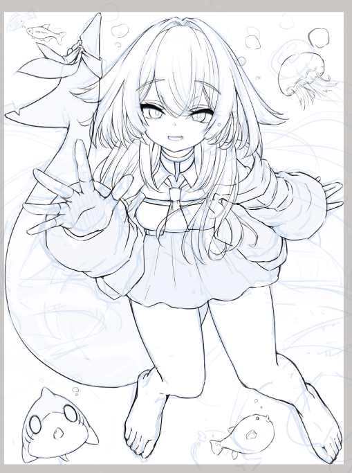 WIP 激かわルルネちゃんと海の仲間たち 