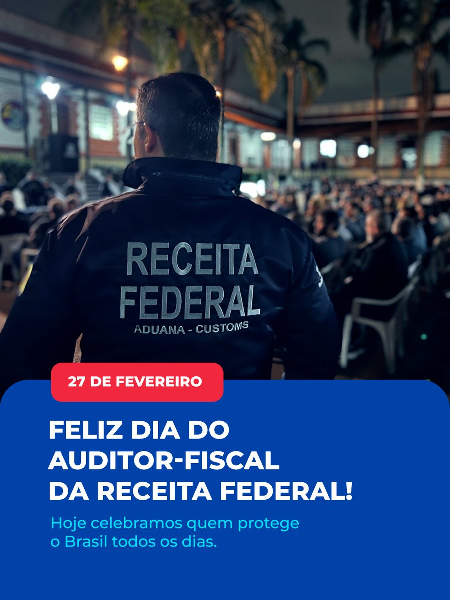 Hoje é o Dia do Auditor-Fiscal da Receita Federal. O Sindifisco parabeniza todos que combatem diariamente a sonegação, garantindo recursos para as políticas públicas, tão importantes para a nossa democracia. Leia nosso editorial: sindifisconacional.org.br/auditores-fisc…