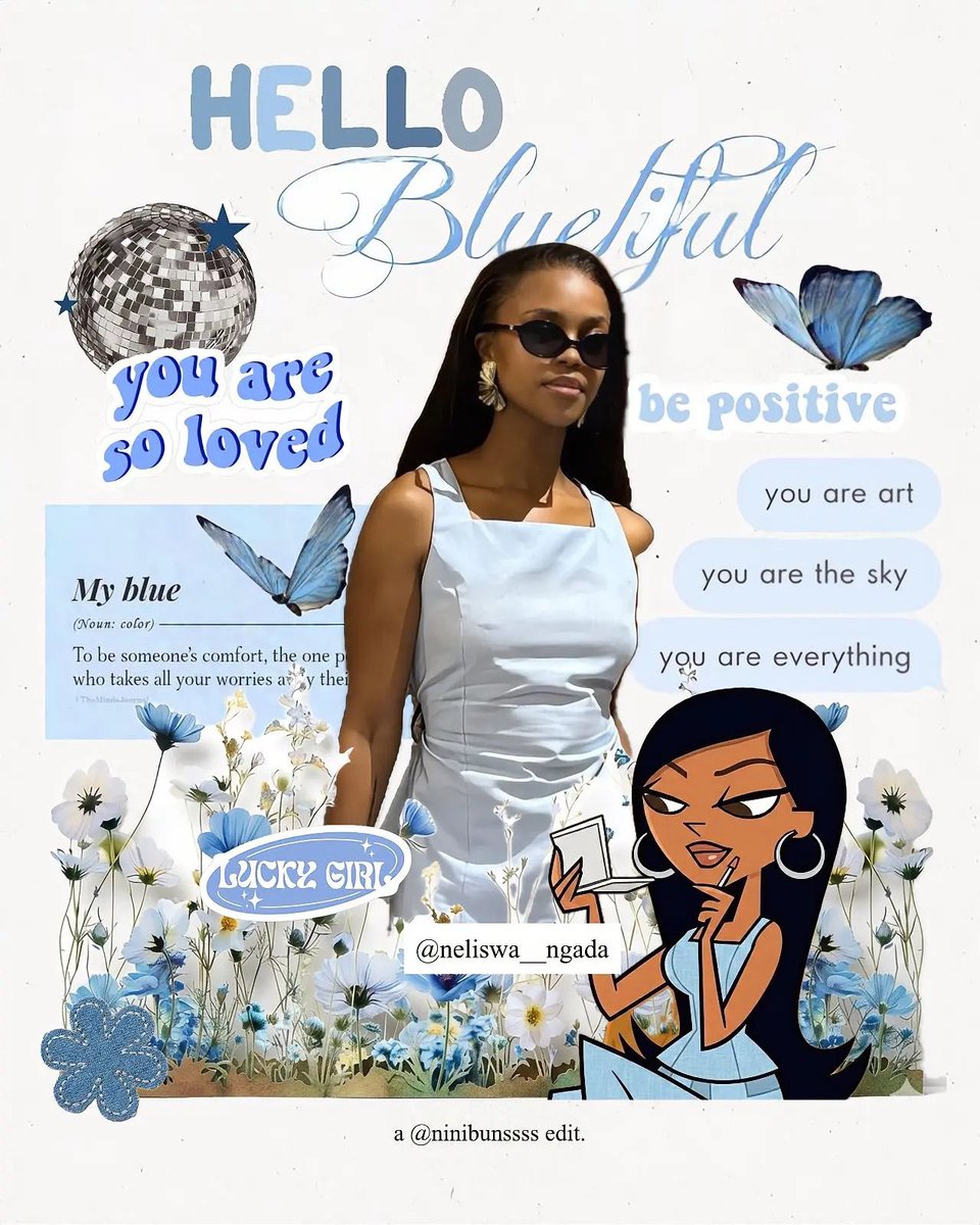 another Neliswa curated chaos edit.

nectars blue-tiful buggy! 🦋✨
