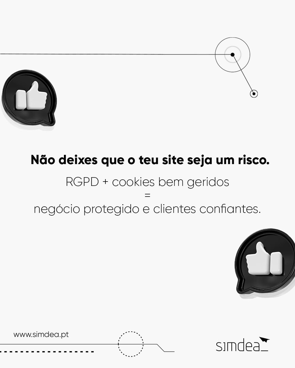Os cookies no seu site, têm um propósito!

Transparência gera confiança.
Confiança gera clientes.

Fala connosco e protege o teu negócio.