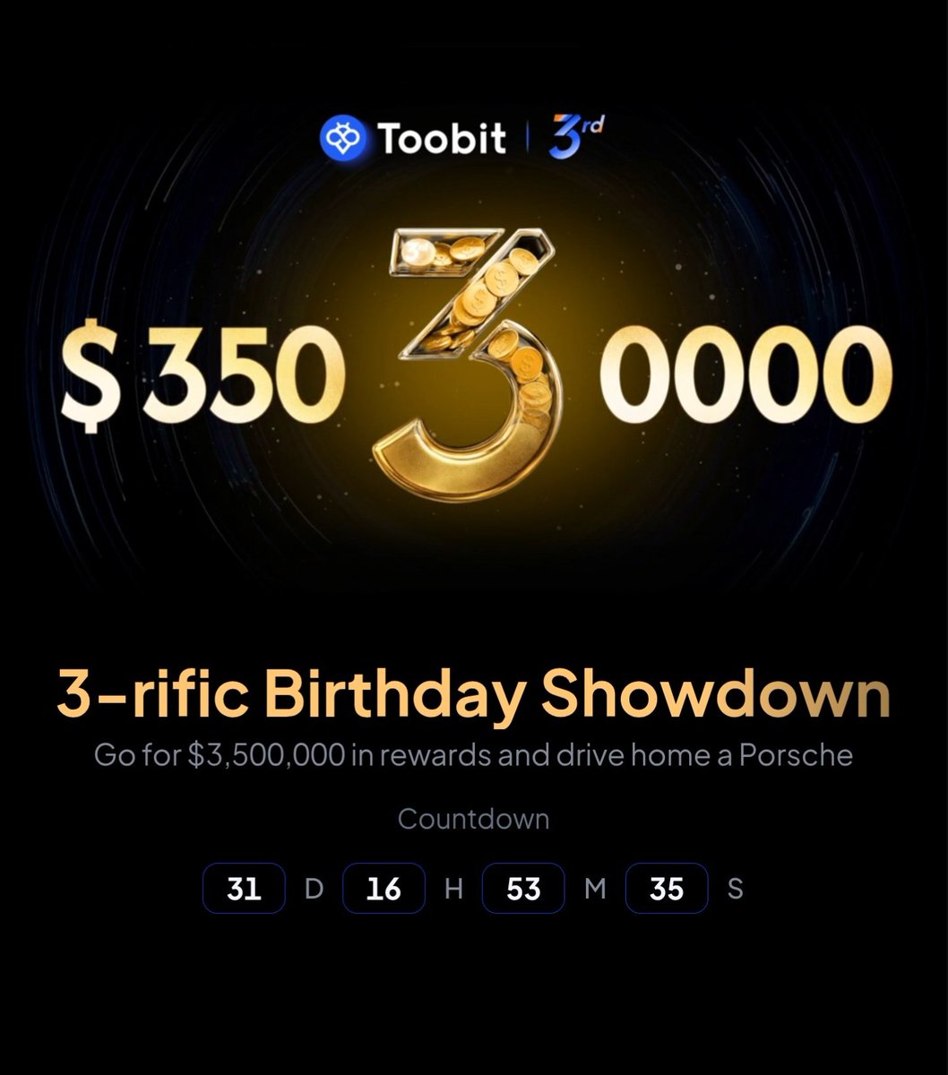 🎉صرافی توبیت به مناسبت جشن تولد 3 سالگی یک جشنواره بزرگ برگزار کرده

⏰ زمان رویدادش از 26 فوریه تا 31 مارس هست حدود 35 روز

🎁جوایز زیادی در نظر گرفته شده از قبیل جوایز روزانه و بونوس معاملاتی و جعبه های جایزه و جوایز دیگه که خودتون برید کامل بررسی کنید

❗قسمت جالبش ترید تیمی