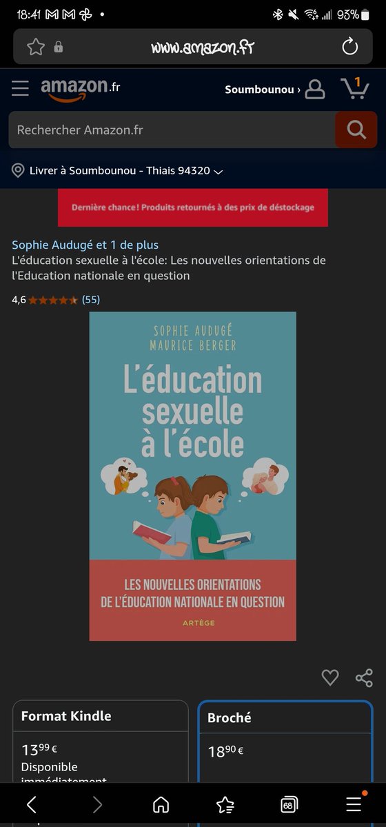 MalykelJ's tweet photo. @ImpactMediaFR Pendant que ce livre p3do p0rn est autorisé pour les mineurs. Hey MOUSSA!!! calme toi https://t.co/h7HkLKBoeG