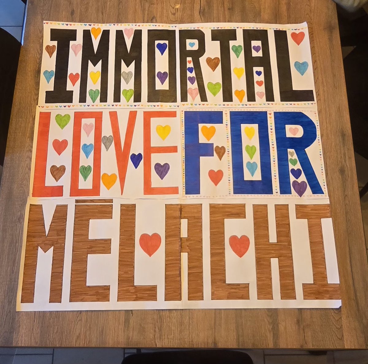 christellegln's tweet photo. @mikasounds tellement déçue que tu ne l'ai pas vu au concert a Lille😭 j'étais en train de la tenir avec ma fille mais comme on est petite tu n'as pas du la voir 😞 ça nous tenais tellement a coeur de rendre hommage a melachi 😞 https://t.co/DKbDcqA4C2