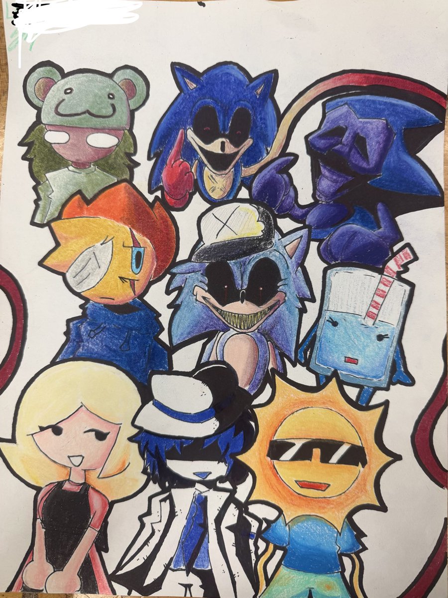KingX0fficial's tweet photo. ok finished and never touching a pencil or colored pencil https://t.co/pu0O5CASxn