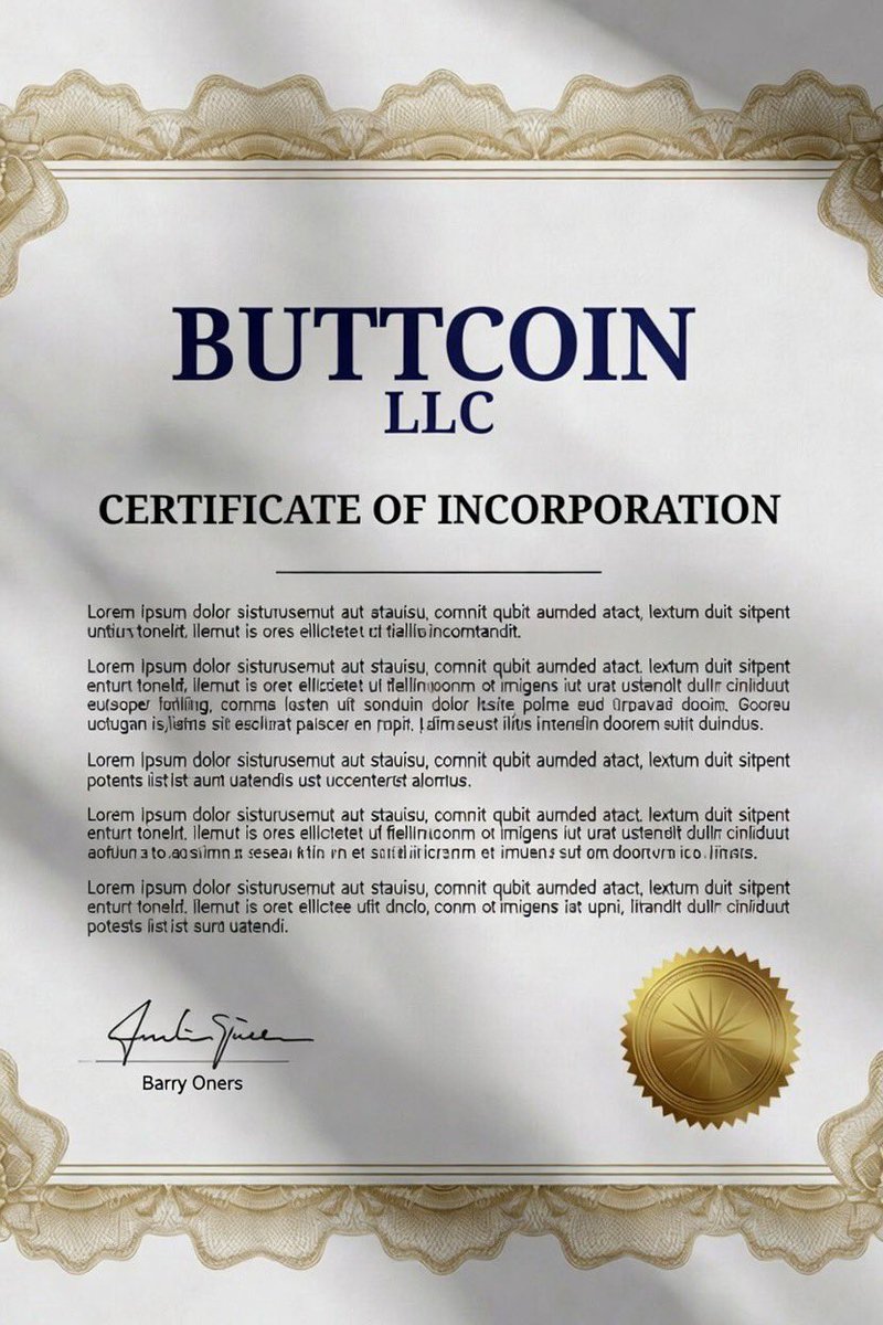 Buttcoin tweet media