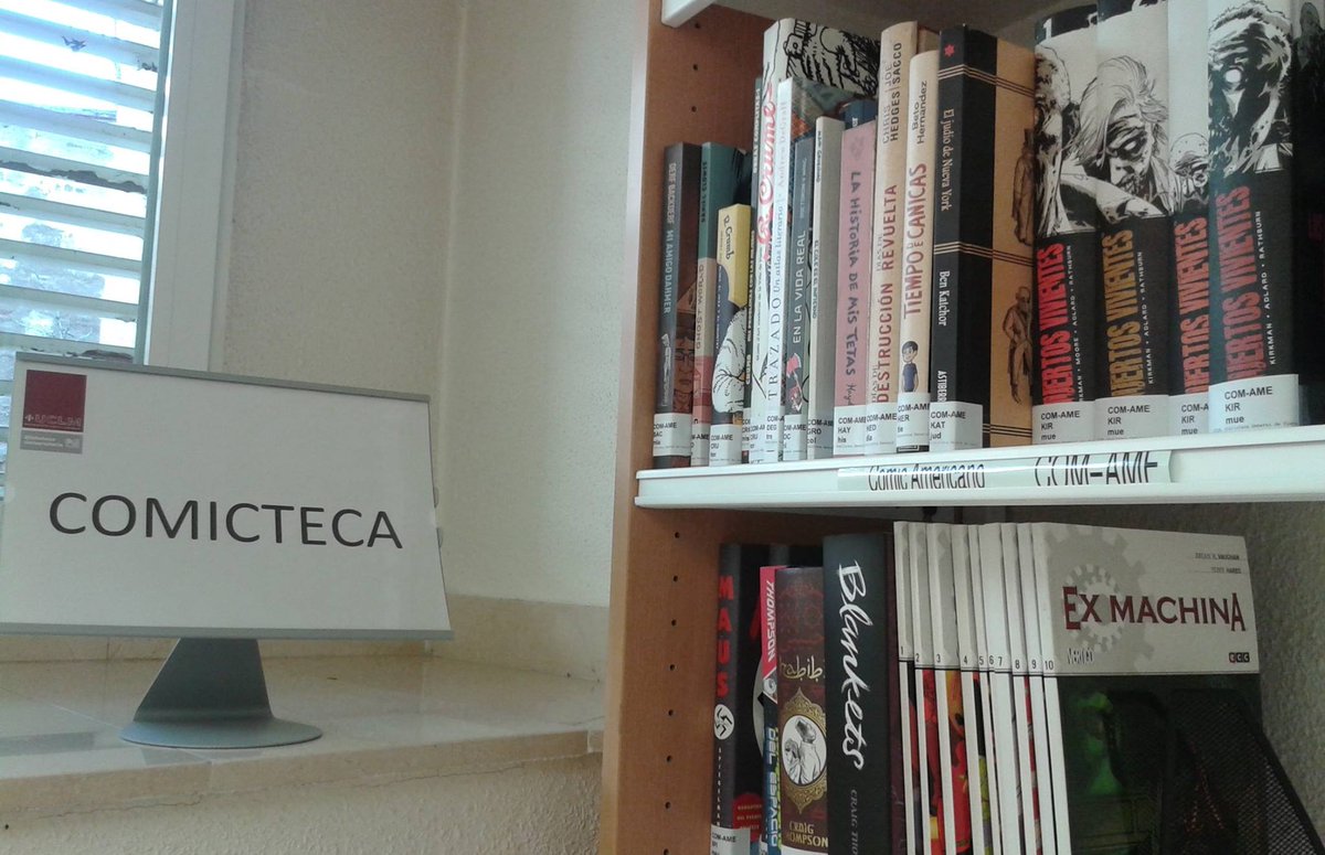 BibliotecaUCLM's tweet photo. ¿Conoces las comictecas de la Biblioteca UCLM? https://t.co/uUDxrwH3Mp