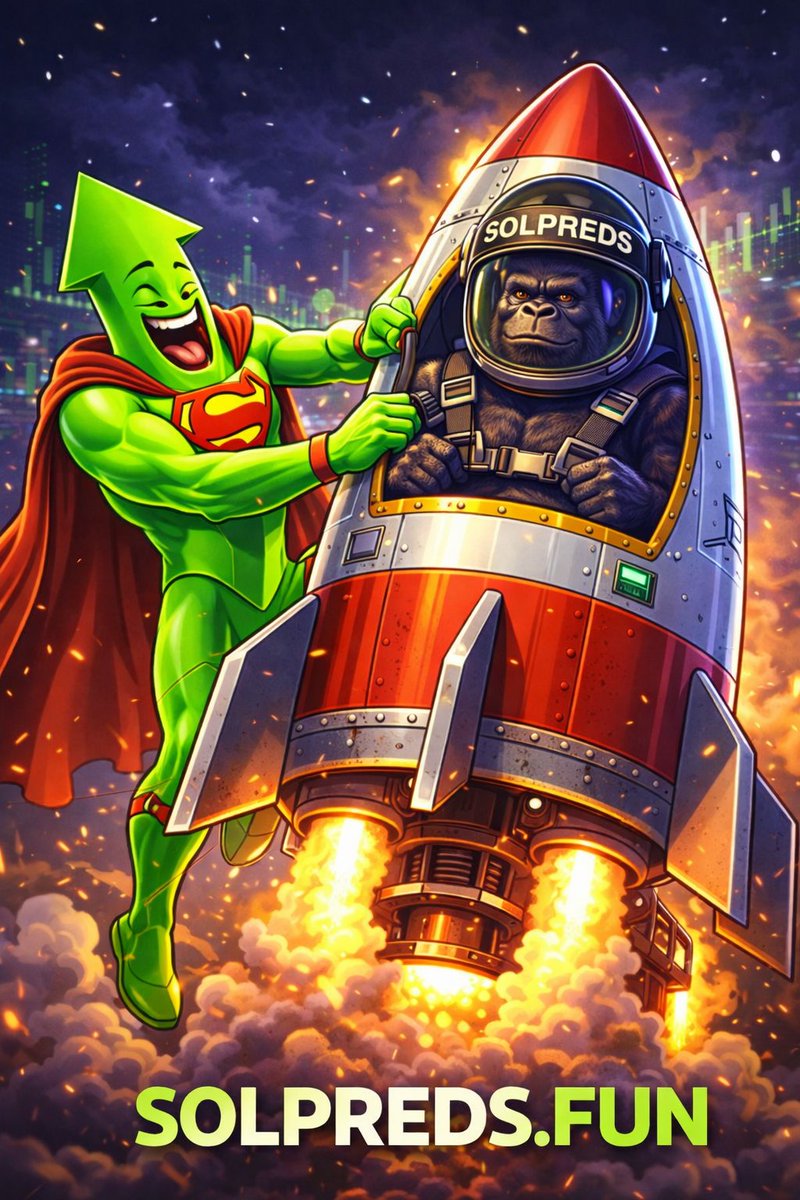 🔮 SOLPREDS = The Everything Prediction Market

📅 Launch: March 9, 2026 @ 2PM UTC on Solana
$SOLPREDS CA: 7yJ9xnfKbi6FLcva81xShoQoHVMNKG2Seh3b6fZpqXAe (DO NOT SEND FUNDS HERE)

Predict anything. Win everything.
Built on Solana. Fully live dual-product platform:

🌐 Community