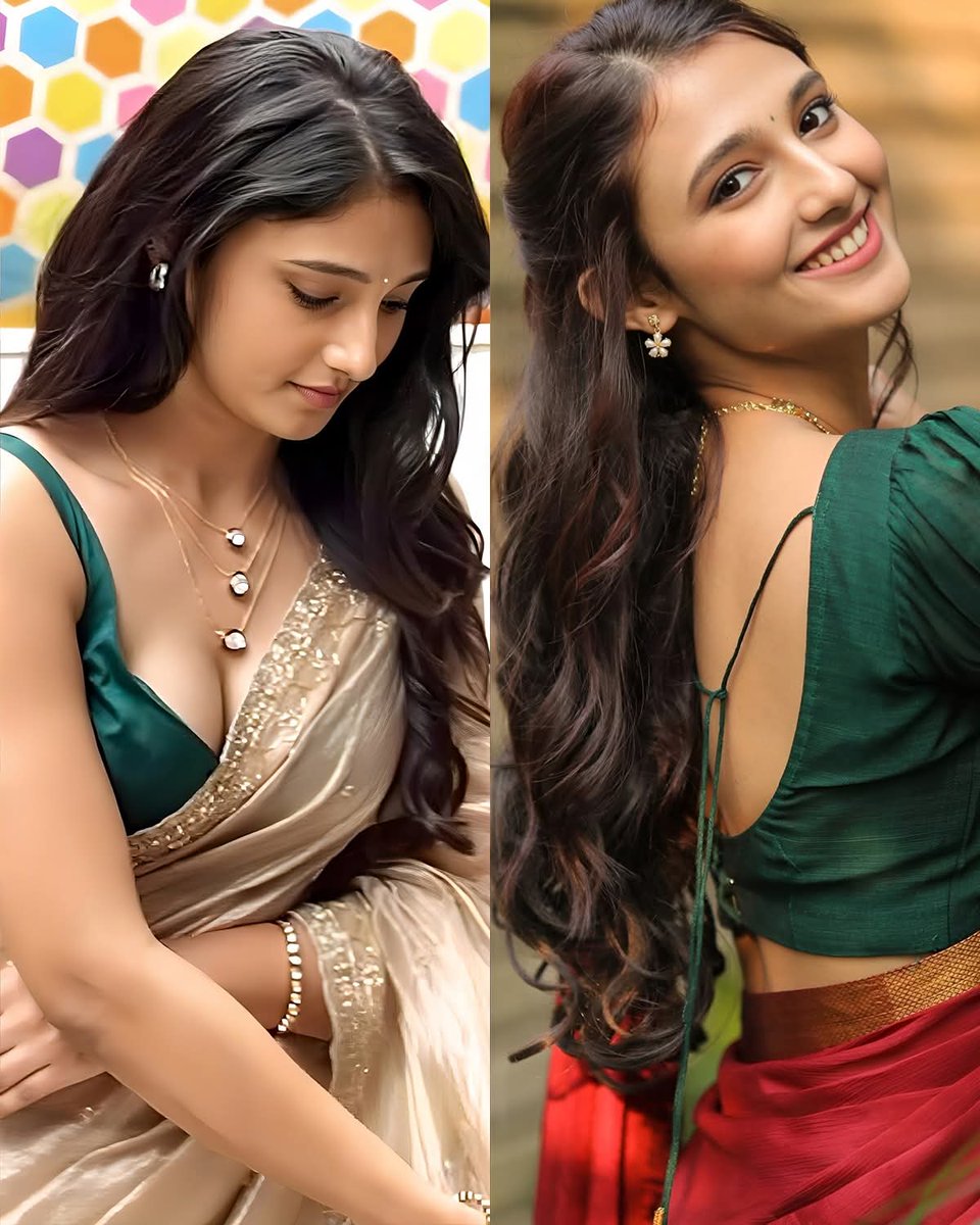 Saree magic for your late scrolling 💓