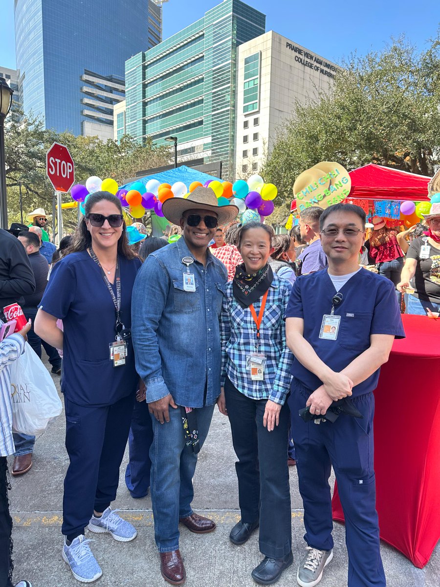 UTHMedPhys's tweet photo. Houston Rodeo season is officially upon us! Our physics team joined the festivities today at Memorial Hermann's Chili Cook Off. https://t.co/QhdMTsOqnw