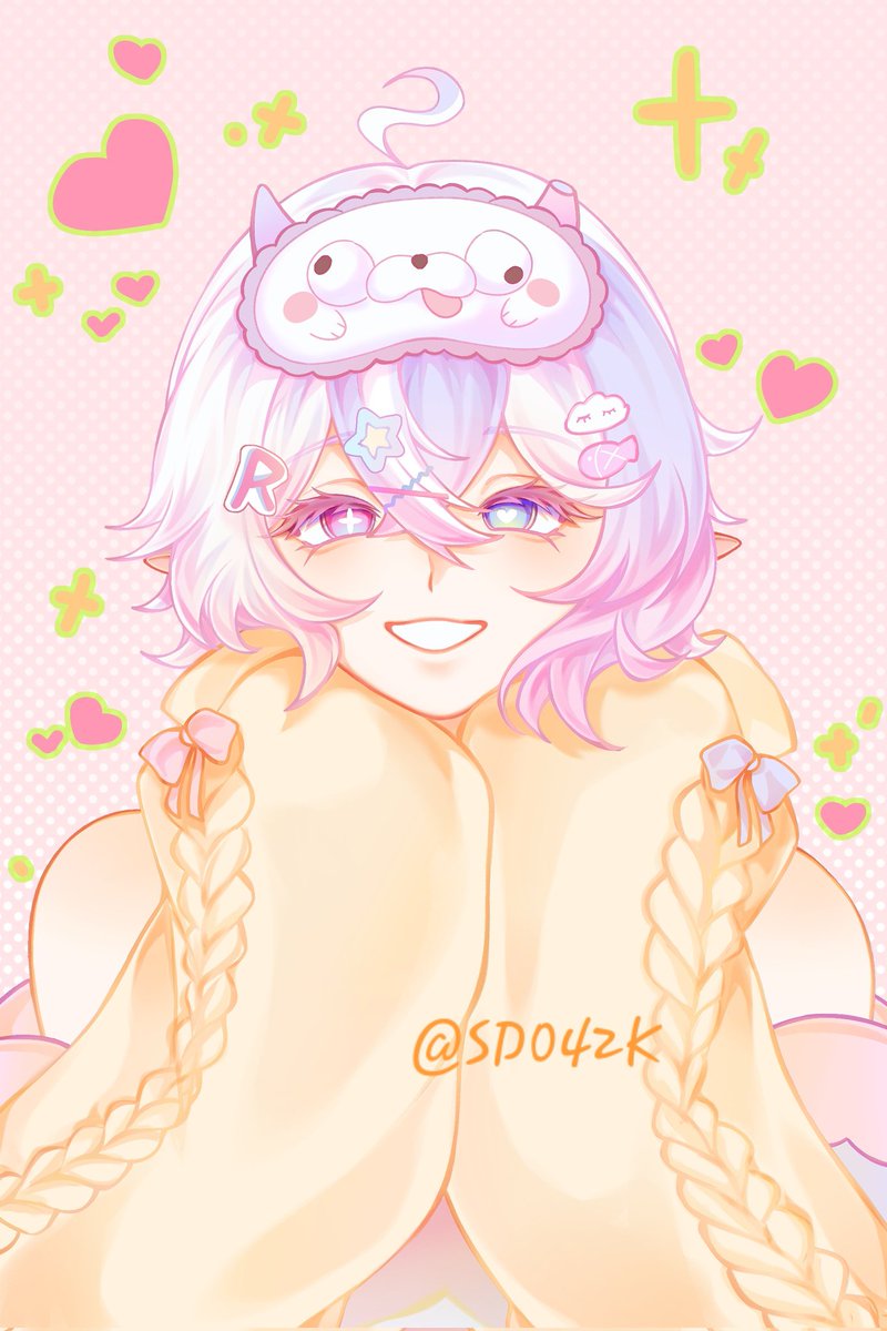 Birthday art gift for my lovely babe(⁠≧⁠▽⁠≦⁠)
#SD042K #digitalart #originalcharacter