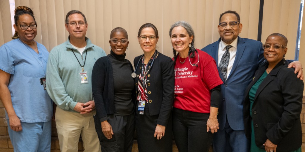 Temple Health tweet media