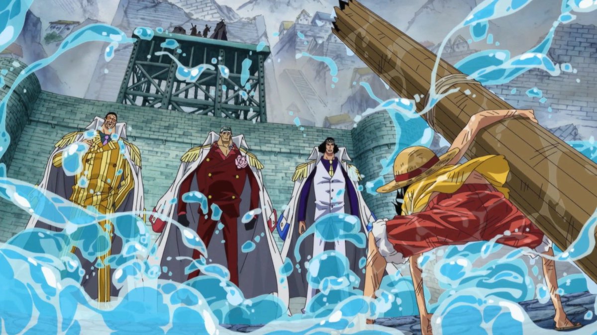 mvttmueller's tweet photo. marineford feels a lot like when varsity brings the jv superstar up for a game and he sees how outclassed he is

big fan of luffy realizing he ain’t shit 

9/10 arc

#ONEPIECE https://t.co/xcGdvOnams