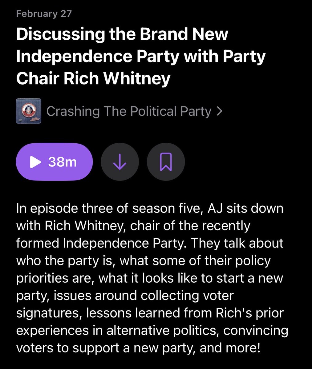 Crashing the Political Party tweet media