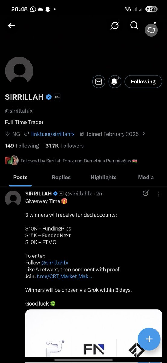 muchiri4478's tweet photo. @sirrillahfx Done https://t.co/pNBUU8ahn8