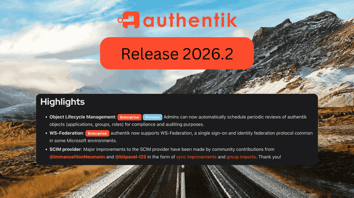 Authentik Security tweet media