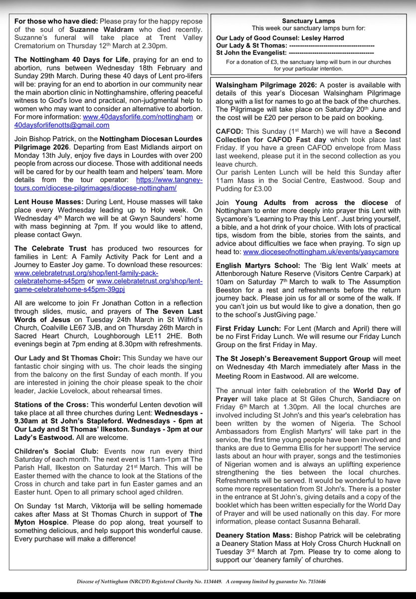 Our Lady and the Beauvale Martyrs. tweet media