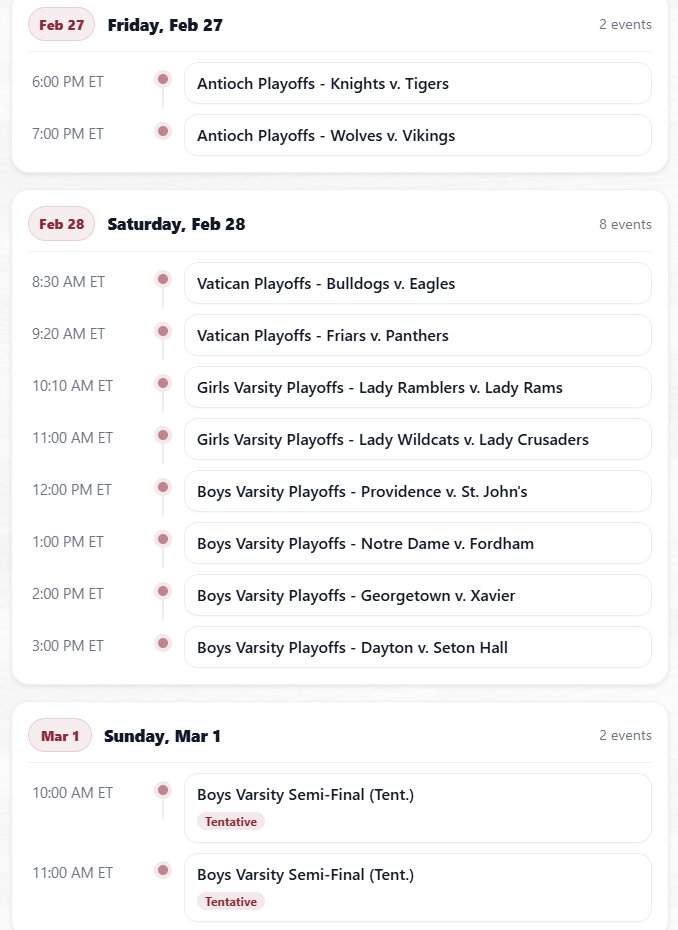 iggyhoops's tweet photo. Playoffs begin TONIGHT and thru Sunday. https://t.co/IneE0Dzu2A