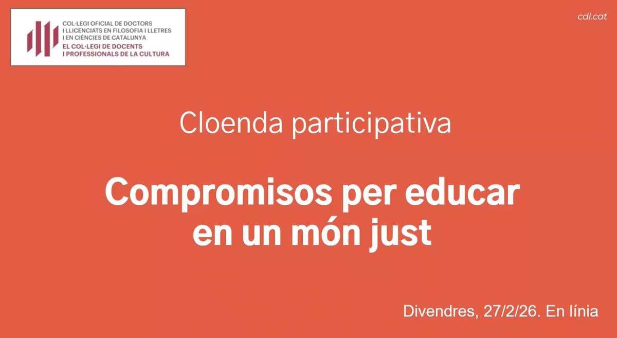 Col·legi de docents tweet media