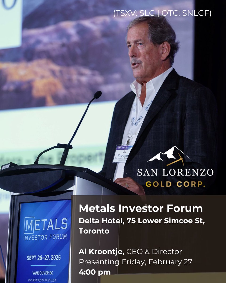 San Lorenzo Gold Corp. tweet media