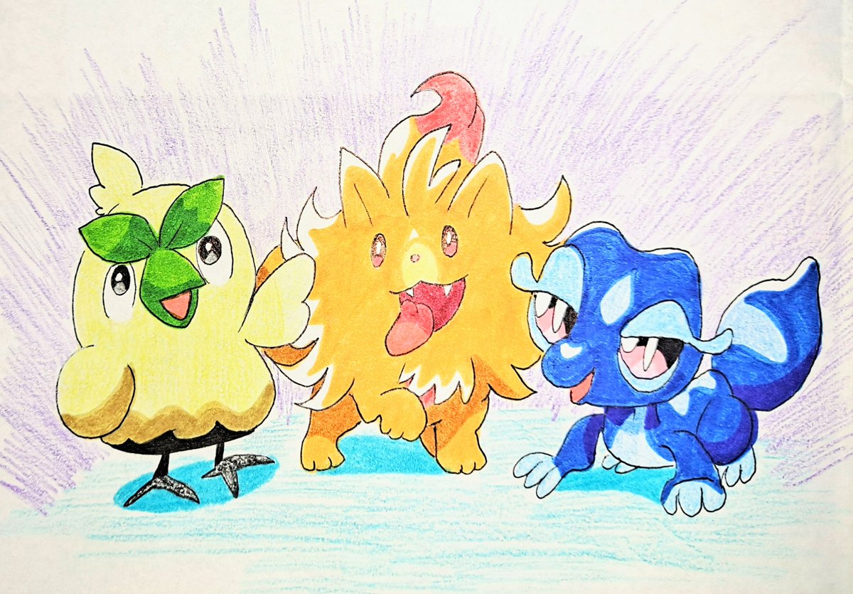 Pokemon Winds and Waves
Browt, Pombon, &amp; Gecqua #PokemonDay #PokemonWindsWaves