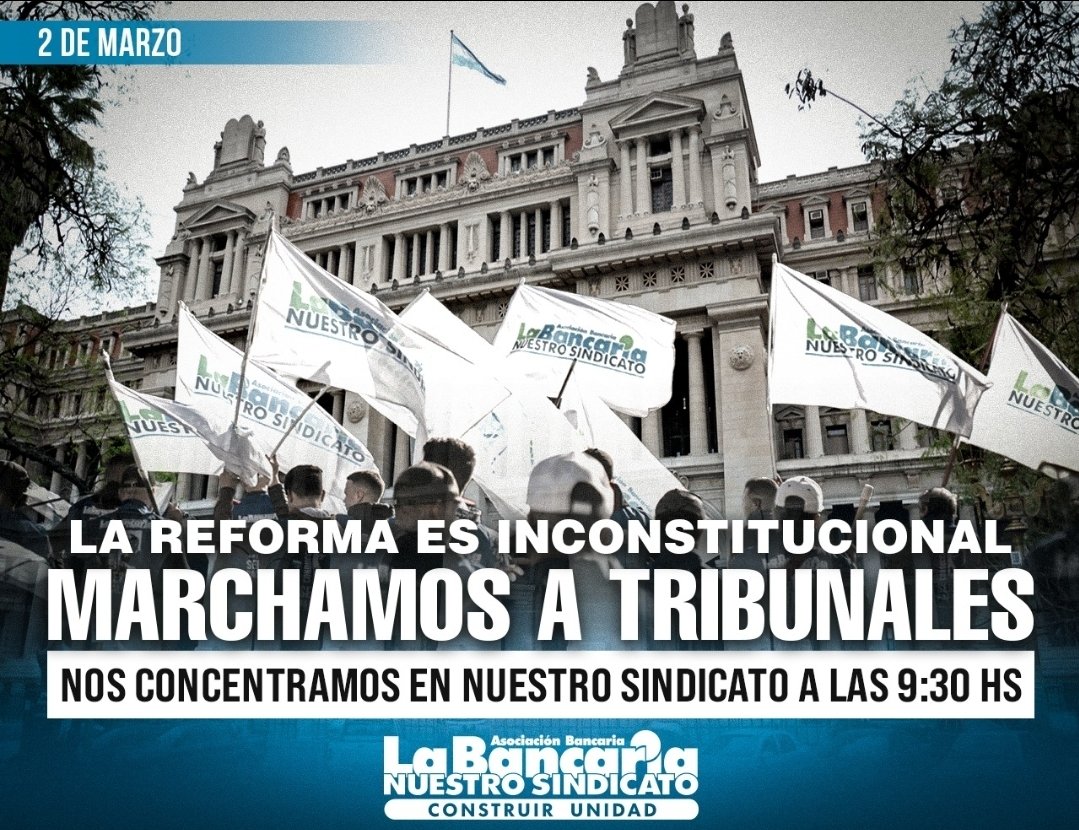 unionylucha19's tweet photo. Le decimos No a la Reforma Laboral! 
Marchamos en defensa de nuestros derechos!! https://t.co/fpPh4jMhb2