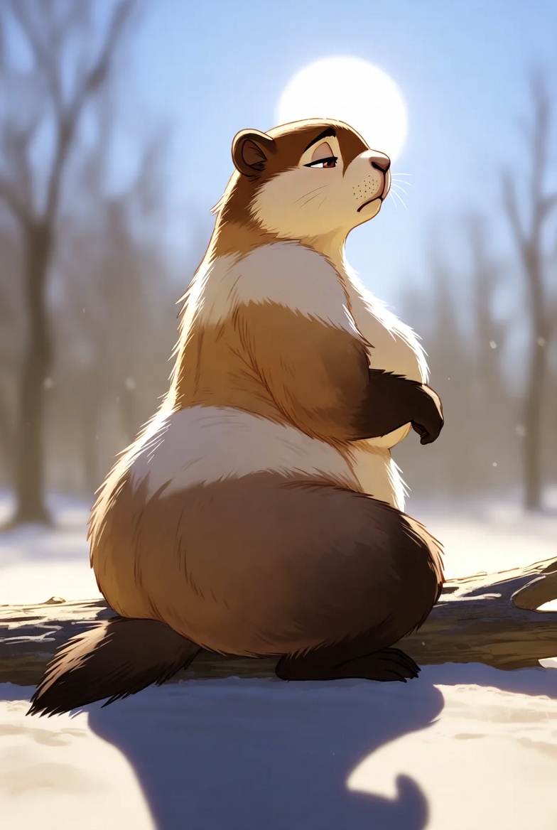 Early concept for my Groundhog day girl.