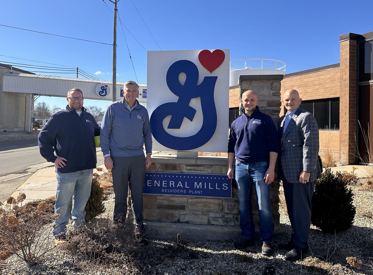 Image for the Tweet beginning: Thanks to General Mills Plant