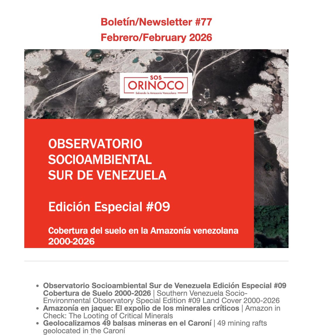 SOS Orinoco tweet media