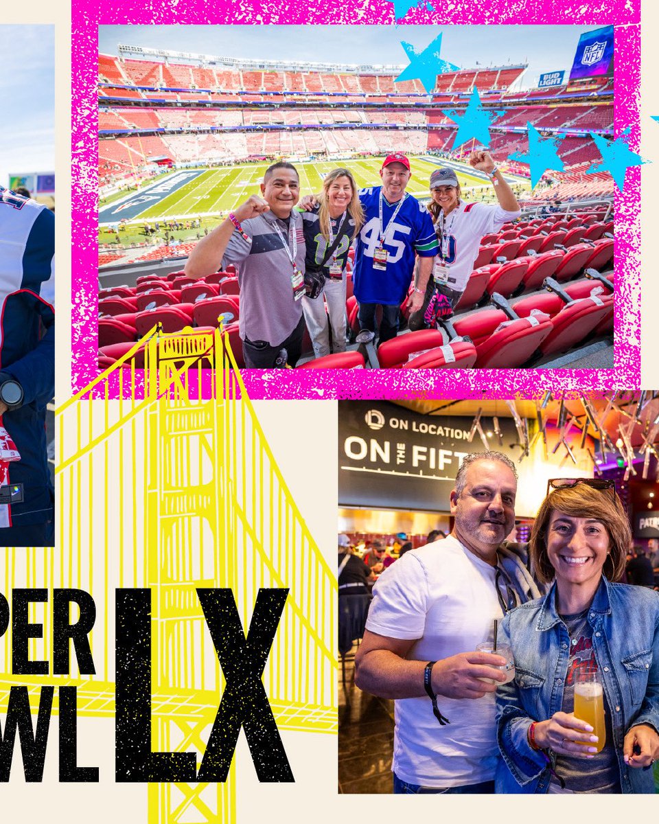 onlocationexp's tweet image. From coast to coast &amp;amp; everywhere in between…THANK YOU to all our guests that joined us #OnLocation at #SuperBowlLX 😁🏈❤️