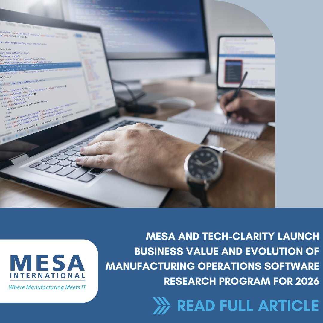 Manufacturing Enterprise Solutions Association tweet media