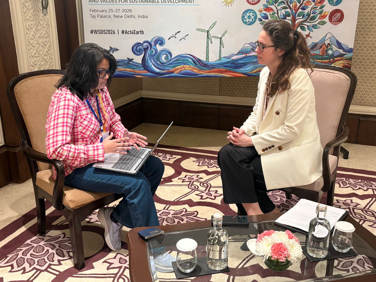 Tanwer06's tweet photo. During an interview with Ita Kettleborough, Director, Energy Transitions Commission, UK
#WorldSustainableDevelopmentSummit #TERI #WSDS https://t.co/bTaorp7QH8