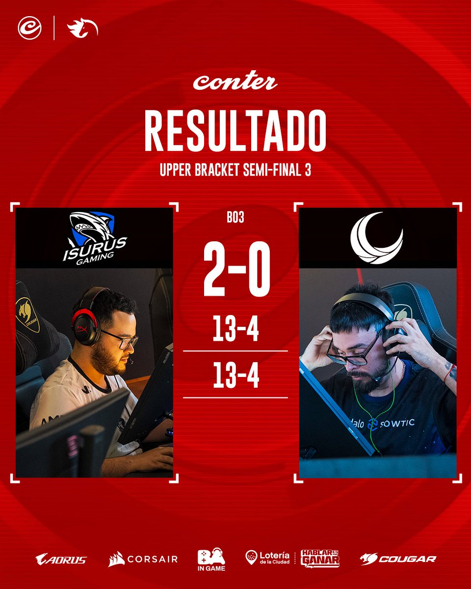 🔴 EL TIBURÓN ESTÁ EN SU SALSA

<a href="/teamisurus/">Isurus</a> vence a <a href="/lunaesportsx/">Luna Esports</a> por 2-0 y avanza  en #FiReCONTERSeason2
