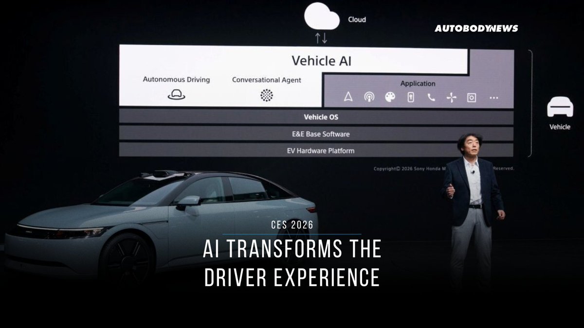 autobodynews's tweet image. Safety and entertainment are converging inside the cockpit, raising repair complexity. 

Get the breakdown: ow.ly/jYer50YhnYS

#VehicleSafety #CES2026