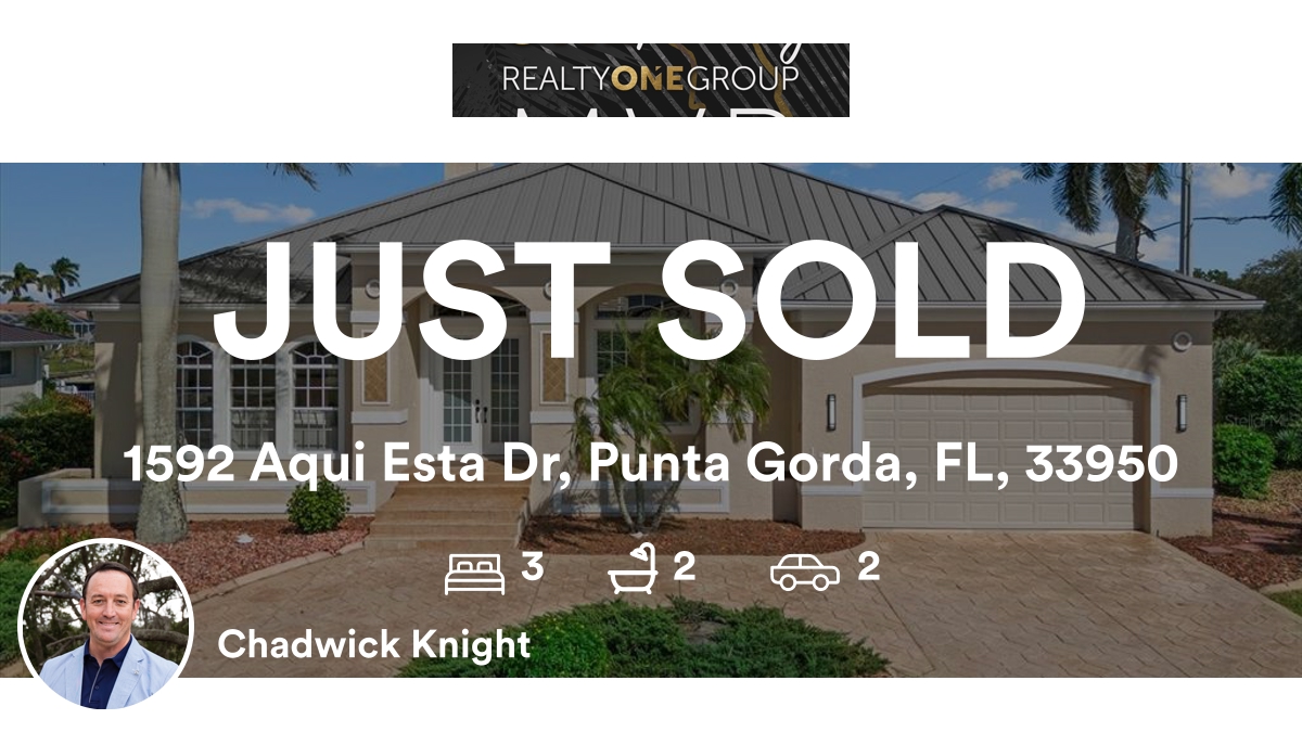 ChadwickSellsFL's tweet photo. 🛌 3 🛀 2 🚘 2
📍 1592 Aqui Esta Dr, Punta Gorda, FL, 33950

My latest sale on RateMyAgent.
SL 3321115
https://t.co/DZsZ73Z7YM

...
#ratemyagent #realestate https://t.co/Al463Uw4GK