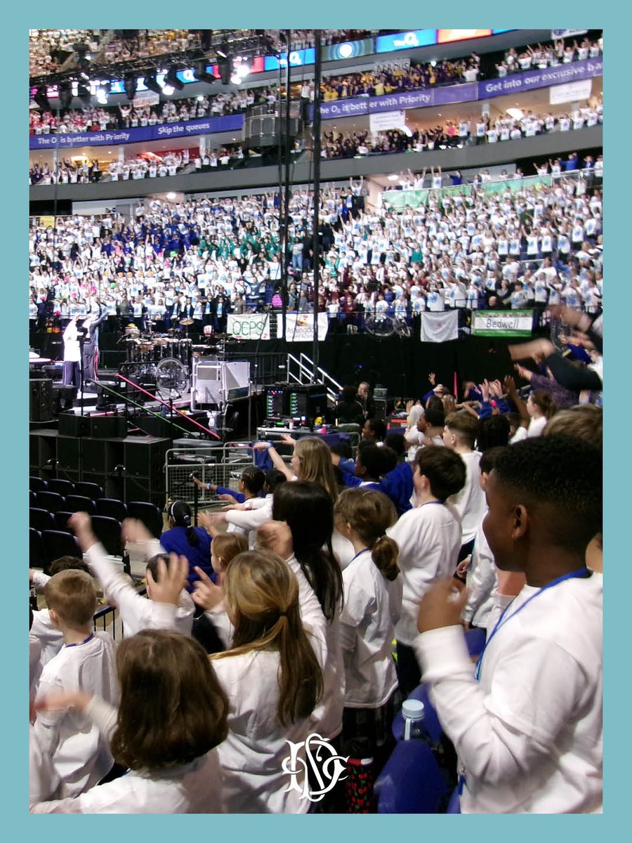 DPCranbrook's tweet image. On Monday evening, our Year 4 children took part in Young Voices at the O2. It was wonderful to watch them sing their hearts out!  A big thank you to all the families who travelled to the O2 to support us. #DulwichCranbrook #YoungVoices #O2 #LondonO2Arena #YoungVoices2026